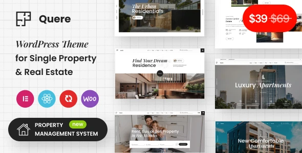 Quere – Real Estate & Apartments WordPress Theme
